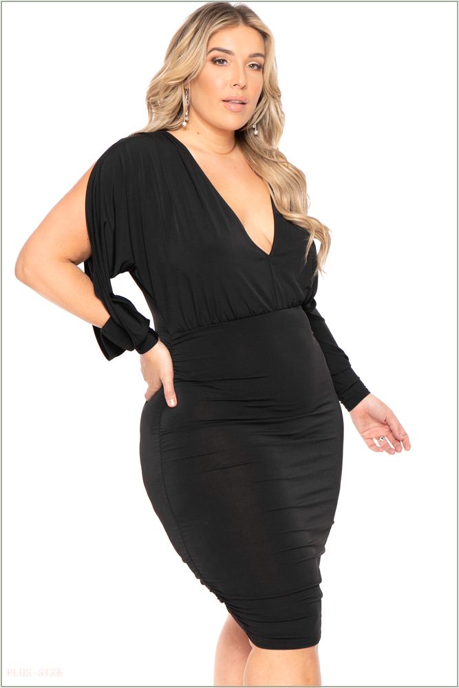  Plus Size Victoria Dress - Black NG16-CS0625-BK-4X